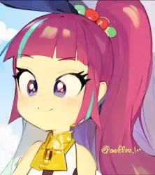 Size: 512x576 | Tagged: safe, artist:luckreza8, derpibooru import, edit, edited screencap, machine learning generated, screencap, sour sweet, human, dance magic, equestria girls, spoiler:eqg specials, anime, background, female, happy, image, pinegraph, png