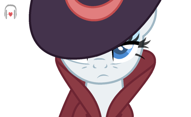 Size: 1172x720 | Tagged: safe, artist:alyssaricepony, derpibooru import, rarity, pony, unicorn, rarity investigates, base, clothes, detective, detective rarity, hat, image, looking at you, png, simple background, solo, transparent background