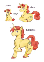 Size: 1512x2160 | Tagged: safe, artist:lunnita_pony, derpibooru import, oc, unofficial characters only, pony, unicorn, age progression, image, jpeg, older, solo