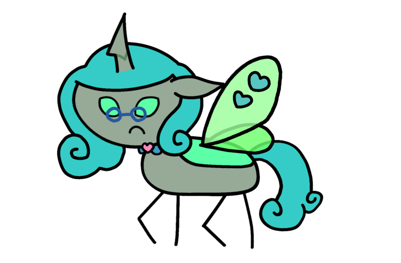 Size: 1976x1300 | Tagged: safe, artist:mystery shore, derpibooru import, idw, queen chrysalis, changeling, changeling queen, pony, reflections, spoiler:comic, female, glasses, good queen chrysalis, image, in a nutshell, in a nutshell but mirror version, mare, mirror universe, png, reversalis, simple background, solo, stick pony, transparent background