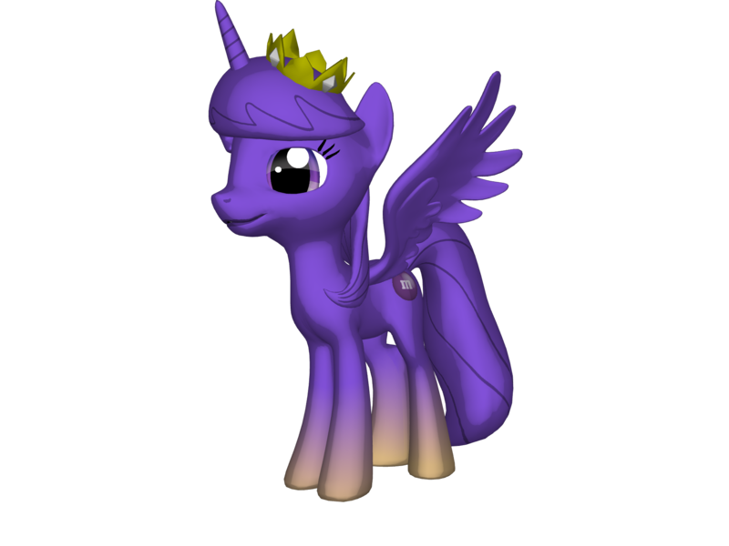 Size: 2000x1500 | Tagged: safe, artist:taionafan369, derpibooru import, oc, oc:purple, ponified, unofficial characters only, alicorn, pony, pony creator, 3d, 3d pony creator, acceptance, alicorn oc, candy, caramel (food), caramel cold, caramel cold brew, chocolate, female, food, gradient legs, horn, image, inclusivity, jewelry, m&m's, peanut, png, ponylumen, purple, simple background, solo, spread wings, tiara, transparent background, wings