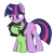 Size: 1200x1200 | Tagged: safe, artist:thebatfang, derpibooru import, twilight sparkle, oc, oc:anonfilly, earth pony, pony, unicorn, duo, featured image, female, filly, horn, image, implied foalcon, implied underage, licking, mare, one eye closed, png, simple background, standing over, tongue out, transparent background, unicorn twilight