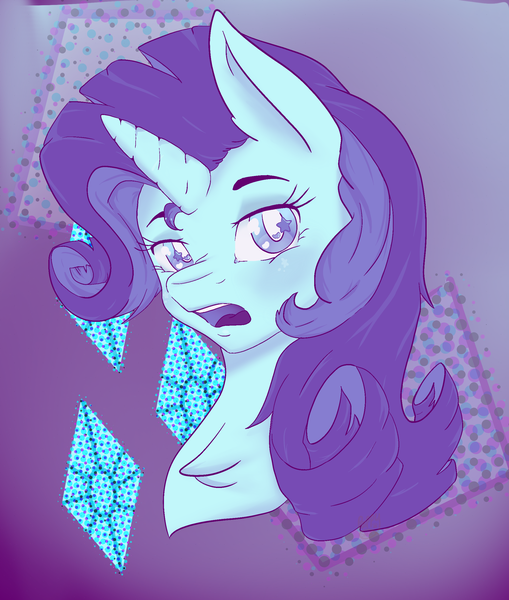 Size: 2064x2431 | Tagged: safe, artist:diamondsparkle7, derpibooru import, rarity, pony, bust, image, png, portrait, solo