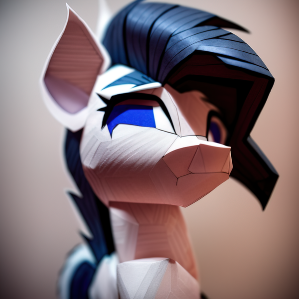 Size: 1536x1536 | Tagged: safe, ai content, derpibooru import, machine learning generated, purplesmart.ai, stable diffusion, oc, unnamed oc, unofficial characters only, earth pony, pony, 3d, angular, black mane, blue eyes, blurry background, derpibooru exclusive, generator:purplesmart.ai, image, looking at you, png, prompter:zealousmagician, solo, wood