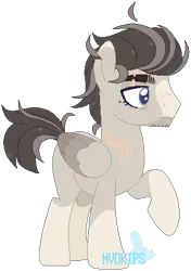 Size: 333x474 | Tagged: safe, artist:mvdkips, derpibooru import, oc, pegasus, pony, folded wings, image, male, png, raised hoof, solo, stallion, wings