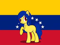 Size: 1280x960 | Tagged: safe, artist:ask-ponyvenezuela, derpibooru import, oc, oc:venezuela, ponified, unofficial characters only, pony, image, jpeg, nation ponies, solo, venezuela