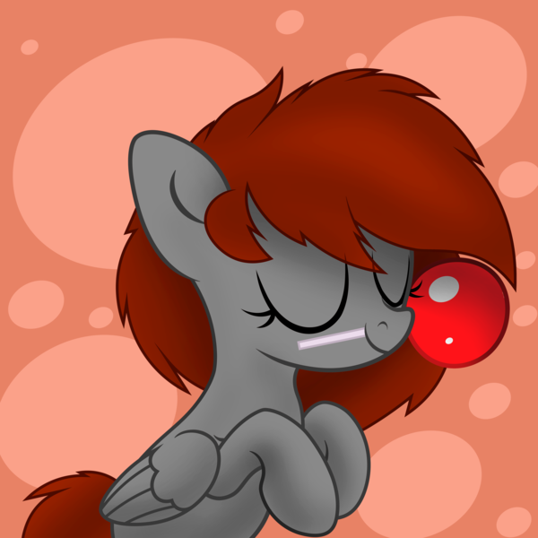 Size: 3667x3667 | Tagged: safe, artist:fededash, derpibooru import, oc, oc:light dash, pegasus, candy, eyes closed, female, food, image, pegasus oc, png, solo, solo female, wings