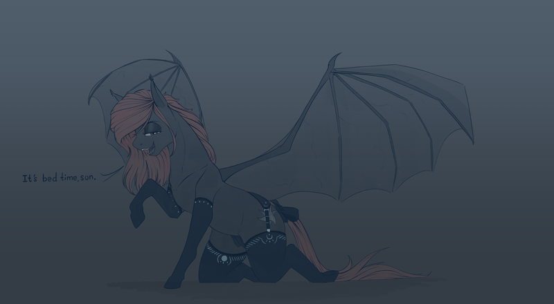 Size: 4000x2200 | Tagged: questionable, artist:stray prey, derpibooru import, oc, oc:flare, unofficial characters only, bat pony, pony, bat pony oc, bat wings, crotchboobs, image, imminent incest, imminent sex, nipples, nudity, png, solo, wings