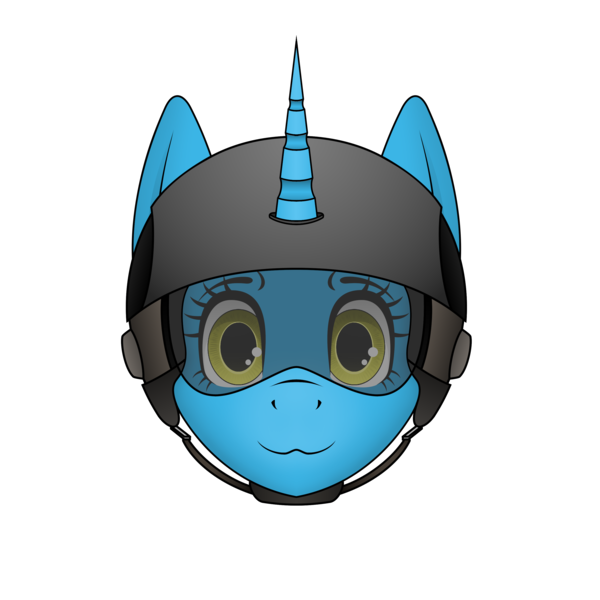 Size: 3000x3000 | Tagged: safe, alternate version, artist:zeronitroman, derpibooru import, oc, oc:fleurbelle, unofficial characters only, alicorn, pony, alicorn oc, female, helmet, horn, image, mare, png, simple background, smiling, solo, transparent background, wings, yellow eyes