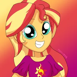 Size: 1000x1000 | Tagged: safe, artist:fruiitypieq, artist:shycookieq, derpibooru import, sunset shimmer, equestria girls, female, image, png, solo