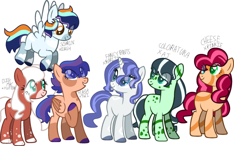 Size: 2145x1335 | Tagged: safe, artist:katsubases, artist:paradise1drawz, derpibooru import, oc, unofficial characters only, pony, base used, eye clipping through hair, female, heterochromia, image, magical lesbian spawn, mare, next generation, offspring, parent:applejack, parent:big macintosh, parent:cheese sandwich, parent:coloratura, parent:fancypants, parent:flash sentry, parent:fluttershy, parent:pinkie pie, parent:rainbow dash, parent:rarity, parent:soarin', parent:twilight sparkle, parents:cheesepie, parents:flashlight, parents:fluttermac, parents:rarajack, parents:raripants, parents:soarindash, png, simple background, smiling, white background