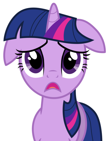 Size: 5862x7500 | Tagged: safe, artist:estories, derpibooru import, twilight sparkle, pony, unicorn, female, floppy ears, image, mare, oh no, open mouth, png, simple background, solo, transparent background, unicorn twilight, vector