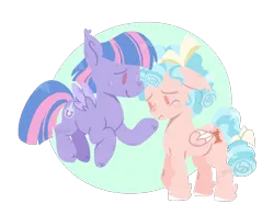 Size: 1112x871 | Tagged: safe, derpibooru import, cozy glow, wind sprint, pegasus, pony, circle background, comforting, cute, duo, duo female, female, filly, flying, foal, image, png, sad, simple background, smiling, transparent background, tumblr