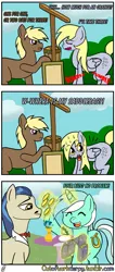 Size: 1280x3024 | Tagged: safe, artist:outofworkderpy, derpibooru import, derpy hooves, lyra heartstrings, pegasus, pony, unicorn, comic:out of work derpy, adorasexy, bow, clothes swap, cute, embarrassed, female, flustered, funny, funny as hell, hungry, image, l.u.l.s., male, mare, my little pony, png, sexy, stallion, starving, stomach noise, sweat, yelling