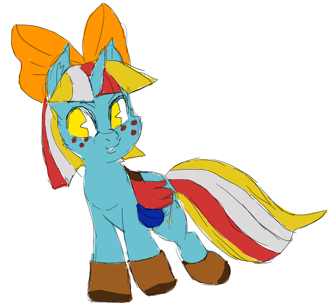 Size: 3373x3141 | Tagged: safe, artist:buttercupsaiyan, oc, oc:terri softmare, color, image, jpeg, marecon, sketch