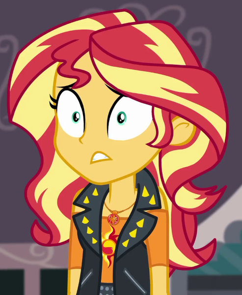 Size: 592x720 | Tagged: safe, derpibooru import, screencap, sunset shimmer, driving miss shimmer, equestria girls, equestria girls series, cropped, image, png, solo