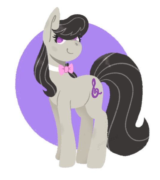 Size: 540x606 | Tagged: safe, artist:wholesomeponies, derpibooru import, octavia melody, earth pony, pony, bowtie, circle, female, image, mare, no pupils, png, request, shiny mane, simple background, solo, transparent background