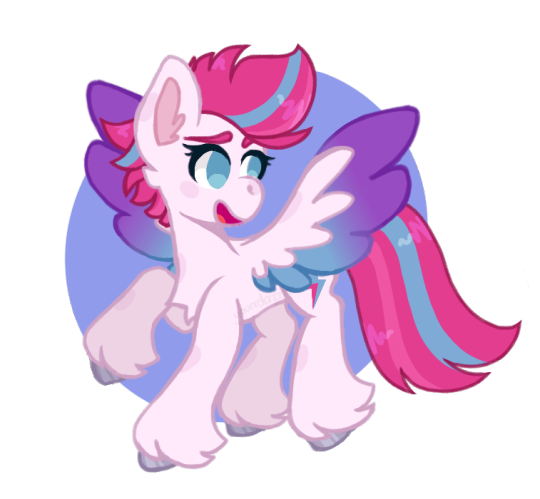 Size: 540x499 | Tagged: safe, artist:wholesomeponies, derpibooru import, zipp storm, pegasus, pony, chest fluff, circle, colored ears, colored hooves, colored wings, concave belly, ear fluff, female, g5, image, mare, no pupils, png, raised hoof, request, simple background, slim, solo, thin, transparent background, unshorn fetlocks, wings