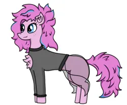 Size: 1002x828 | Tagged: safe, artist:nismorose, derpibooru import, oc, oc:materlia harvest, earth pony, pony, chest fluff, clothed sex, clothes, ear fluff, earth pony oc, eyelashes, female, freckles, image, jpeg, mare, messy mane, messy tail, see-through, sex, simple background, solo, solo female, tail, two toned mane, two toned tail, white background, youtube link, youtuber