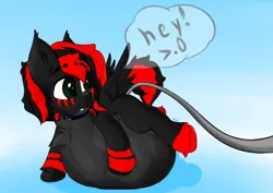 Size: 2283x1614 | Tagged: suggestive, artist:darky, derpibooru import, oc, oc:dark pony, unofficial characters only, fluffy pony, inflatable pony, big, bloated, fetish, fluffy, image, inflatable, inflatable fetish, inflation, png, puffed, round, water inflation, wings