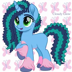 Size: 1600x1600 | Tagged: safe, artist:cloudy glow, derpibooru import, pony, unicorn, g5, rainbow roadtrip, cornrows, cute, freckles, g4, g5 to g4, generation leap, image, jpeg, misty brightdawn, mistybetes, movie accurate, multicolored hair, solo, unshorn fetlocks