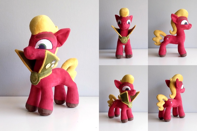 Size: 4157x2773 | Tagged: safe, artist:azdaracylius, derpibooru import, sprout cloverleaf, pony, emperor sprout, g5, image, irl, jpeg, photo, plushie, solo