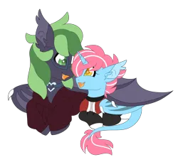 Size: 5812x5302 | Tagged: safe, artist:crazysketch101, derpibooru import, oc, oc:marley, oc:sora kite, bat pony, pony, image, png