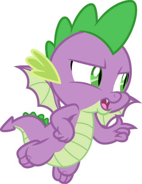 Size: 3000x3881 | Tagged: safe, artist:cloudyglow, derpibooru import, spike, dragon, a matter of principals, image, png, simple background, solo, transparent background, vector, winged spike, wings