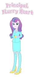 Size: 2689x5863 | Tagged: safe, anonymous artist, derpibooru import, princess flurry heart, human, equestria girls, belt, belt buckle, clothes, collar, cutie mark, cutie mark on clothes, equestria girls-ified, eyebrows, eyelashes, eyeshadow, female, g4, hands behind back, happy, high res, image, jacket, lipstick, looking, looking at you, makeup, name, older, older flurry heart, png, principal flurry heart, shakespearicles, shirt, shoes, simple background, skirt, smiling, smiling at you, socks, solo, standing, stockings, thigh highs, transparent background, woman