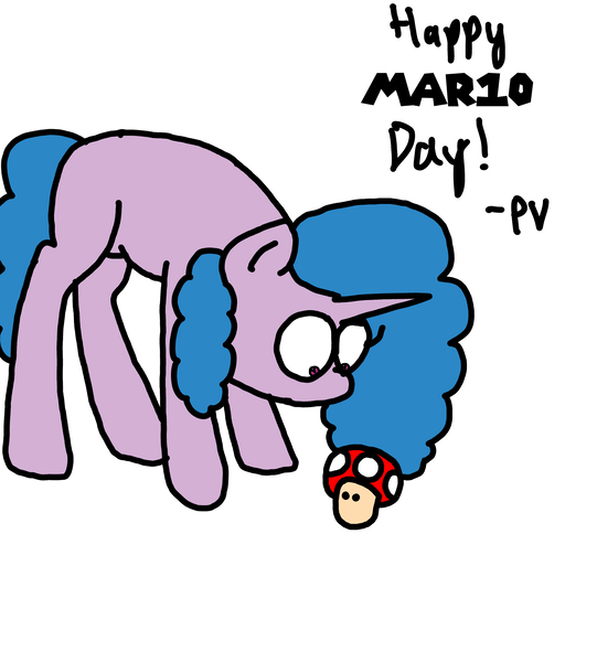 Size: 3023x3351 | Tagged: safe, artist:professorventurer, derpibooru import, izzy moonbow, g5, image, izzy is tol, mar10 day, png, super mario bros., super mushroom