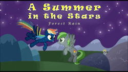 Size: 854x480 | Tagged: safe, artist:forest rain, artist:hourglass-vectors, derpibooru import, derpy hooves, oc, oc:forest rain, oc:starborne, pegasus, pony, 2013, animated, brony music, cover art, female, floating, forest rain, image, link in description, looking at each other, looking at someone, lyrics in the description, mare, music, night, nostalgia, song cover, webm, youtube, youtube link, youtube video