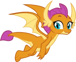 Size: 3665x3000 | Tagged: safe, artist:cloudyglow, derpibooru import, smolder, father knows beast, image, png, simple background, solo, transparent background, vector