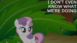 Size: 1920x1080 | Tagged: safe, derpibooru import, edit, edited screencap, editor:quoterific, screencap, sweetie belle, the show stoppers, image, png, solo