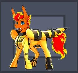 Size: 2400x2269 | Tagged: safe, artist:parrpitched, derpibooru import, oc, oc:fireheart(fire), bat pony, bat pony oc, bat wings, clothes, diaper, diaper fetish, diaper under clothes, fetish, fireheart76's latex suit design, gloves, image, kink, latex, latex boots, latex gloves, latex suit, padding, png, prisoners of the moon, rubber, rubber boots, rubber suit, solo, wings
