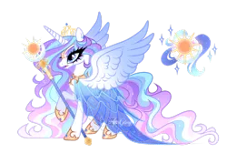 Size: 1920x1292 | Tagged: safe, artist:gloriaartist, derpibooru import, oc, unofficial characters only, alicorn, pony, base used, clothes, dress, female, image, mare, png, scepter, simple background, solo, transparent background