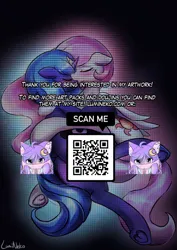 Size: 667x943 | Tagged: suggestive, artist:lumineko, princess celestia, princess luna, alicorn, pony, comic:forbidden love, comic, duo, eyes closed, female, frog (hoof), image, incest, lesbian, mare, pink-mane celestia, png, princest, qr code, royal sisters, s1 luna, shipping, siblings, sisters, text, underhoof