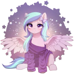 Size: 2091x2112 | Tagged: safe, artist:avrameow, derpibooru import, part of a set, oc, unofficial characters only, pegasus, pony, clothes, commission, image, png, solo, sweater, ych result