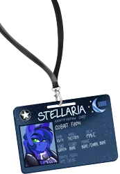 Size: 2700x3900 | Tagged: safe, artist:parrpitched, derpibooru import, oc, oc:guard cobalt flash, unofficial characters only, bat pony, pony, clothes, fireheart76's latex suit design, id card, image, kink, latex, latex suit, male, png, prisoners of the moon, rubber, rubber suit, simple background, solo, solo male, transparent background