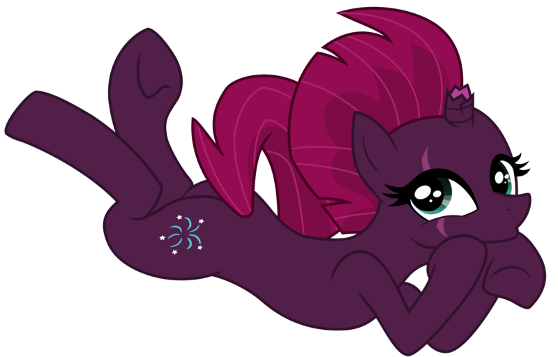 Size: 6934x4439 | Tagged: safe, artist:ejlightning007arts, artist:kp-shadowsquirrel, derpibooru import, fizzlepop berrytwist, tempest shadow, pony, unicorn, my little pony: the movie, base used, broken horn, butt, cute, female, horn, image, kissy face, lying down, mare, plot, png, pose, scar, sexy, simple background, tempass, tempestbetes, transparent background, vector
