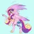 Size: 1919x1919 | Tagged: safe, artist:sepisnake, derpibooru import, princess cadance, oc, alicorn, human, blue background, clothes, commission, fetish, human oc, human to pony, image, male to female, open mouth, png, ripping clothes, simple background, spread wings, sunglasses, surprised, torn clothes, transformation, transgender, transgender transformation, wide eyes, wings