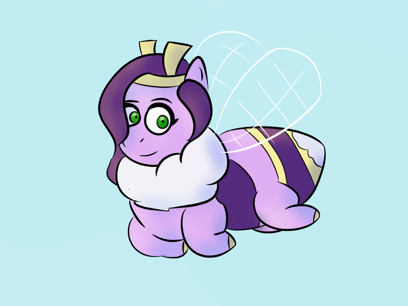 Size: 1600x1200 | Tagged: safe, artist:toonyloo, derpibooru import, pipp petals, bee pony, original species, pegasus, adorapipp, bumblebipp, cute, g5, image, jpeg, solo