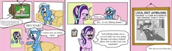 Size: 4000x1205 | Tagged: safe, artist:notfocks, derpibooru import, starlight glimmer, trixie, pony, unicorn, comic, dialogue, image, jpeg, parody, the simpsons