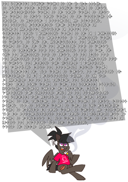 Size: 1518x2145 | Tagged: safe, artist:threetwotwo32232, derpibooru import, oc, oc:coffee bean, unofficial characters only, pegasus, pony, dialogue, female, image, mare, pegasus oc, png, simple background, smoking, solo, transparent background, wings