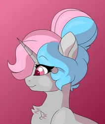 Size: 4864x5738 | Tagged: safe, artist:crazysketch101, derpibooru import, oc, oc:mandi strict, unofficial characters only, pony, unicorn, chest fluff, eyebrows, eyebrows visible through hair, horn, image, png, smiling, unicorn oc