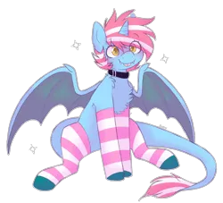 Size: 2200x2000 | Tagged: safe, artist:puppie, derpibooru import, oc, oc:sora kite, unofficial characters only, dracony, dragon, hybrid, pony, chest fluff, clothes, cute, image, leg warmers, png, simple background, solo, tongue out, transparent background