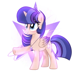 Size: 2048x2048 | Tagged: safe, artist:harmonyvitality-yt, derpibooru import, oc, unofficial characters only, alicorn, pony, alicorn oc, base used, eyelashes, female, horn, image, jewelry, mare, necklace, offspring, parent:flash sentry, parent:twilight sparkle, parents:flashlight, png, raised hoof, simple background, transparent background, underhoof, wings