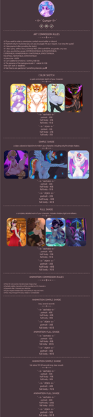 Size: 1362x6070 | Tagged: questionable, artist:gunya, derpy hooves, king sombra, princess celestia, rainbow dash, oc, anthro, pony, advertisement, censored, commission info, female, image, male, mare, png, price list, price sheet, stallion, text