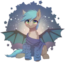 Size: 2223x2112 | Tagged: safe, artist:avrameow, derpibooru import, part of a set, oc, unofficial characters only, bat pony, pegasus, pony, bat pony oc, bat wings, clothes, commission, image, oversized clothes, png, simple background, solo, sweater, transparent background, wings, ych result