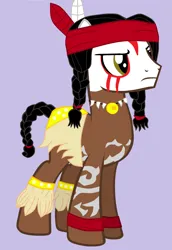 Size: 1728x2516 | Tagged: safe, artist:swiftgaiathebrony, derpibooru import, oc, unofficial characters only, earth pony, african, earth pony oc, fantasy class, image, indian, jewelry, male, native american, necklace, png, warrior