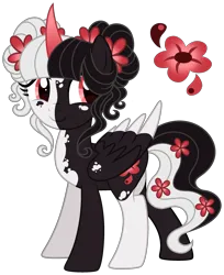 Size: 2178x2671 | Tagged: safe, artist:strawberry-spritz, derpibooru import, oc, alicorn, pony, base used, female, image, mare, offspring, parent:fluttershy, parent:king sombra, parents:sombrashy, png, simple background, solo, transparent background